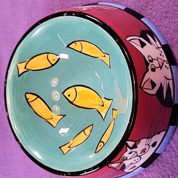 0773. CATZILLA ~ Candace Reiter Design ~ 2000 ~ Collectible Pet Dish ~ 🙀 CATS - Picture 6 of 8